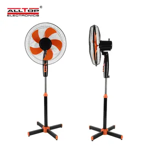 Alltop 2024 Nouveautés Vente en gros Personnalisé Haute vitesse 16 pouces Support industriel électrique Ventilateur de maison sur pied