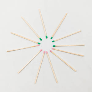 Candele in legno rosa con scatole di fiammiferi di sicurezza personalizzate per la stampa personalizzata del Logo - Product Image 6