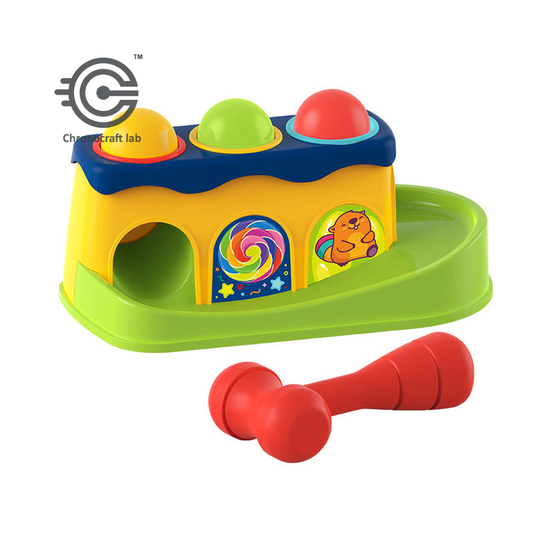 Baby Knock Ball Hammer Toy Colorful
