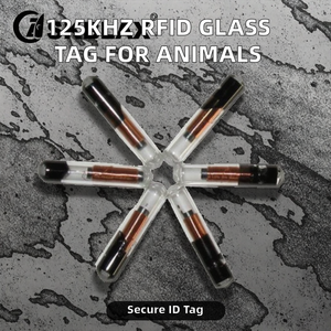 Micro-puce RFID 125 KHz en capsule de verre pour l'identification animale et le suivi des animaux de compagnie - Product Image 5