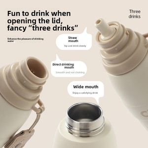 Vaso Infantil <span class=keywords><strong>Xile</strong></span> para Niñas y Niños, Estudiantes de Primaria, Diseño Especial con Pajita, de Alta Calidad para Uso Escolar - Product Image 2