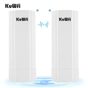 Openwrt Kuwfi 14dbi Paneelantenne Poe 48V Power Outdoor Wifi Repeater 5Km Punt Naar Punt Buiten Cpe Voor School