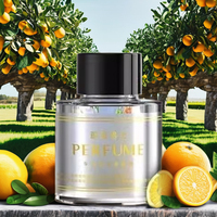 6 sortes de saveurs Huile essentielle pure biologique en gros Lavande Bouteille en verre Écologique Huiles de diffuseur de parfum brun 50 ml