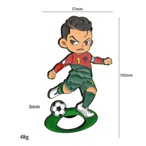 2026 לוגו מותאם אישית כדורגל קבוצת keychain מועדון כדורגל מפתח נעלי מתכת קורקינטים קורקינטים - Product Image 3