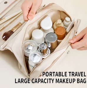 Nouvelle Trousse de Toilette de Luxe Portable Grande Capacité avec Crochet, Sac de Rangement Cosmétique de Voyage en Tissu Oxford - Product Image 5