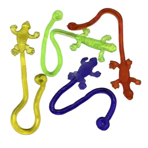 Mainan Yoyo Lizard lengket untuk mesin penjual otomatis 50mm kapsul