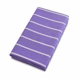 Lavender Bamboo Bath <b>Towel</b> Soft Woven Stripe Texture Absorbent Quick Dry <b>Lightweight</b> Spa Gym <b>Beach</b> Travel Home Bath Sheet - Product Image 1