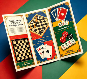 Manual de Instrucciones de Papel Reciclable Ecológico Personalizado para Juegos de Cartas, Manual de Instrucciones Personalizado para Juegos de Mesa - Product Image 2
