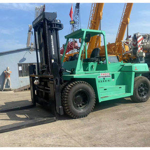 Good Condition Used Mitsubishi FD150 15 Tons Diesel Forklift with 4m Lifting Height 2016 Model for Hot Sale - Product Image 1
