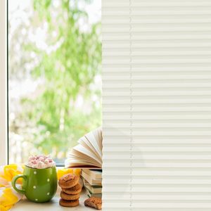 Persiana Plisada con Fijación sin Taladro, 35 x 100 cm (Ancho x Alto), Beige, Protección Solar, Fácil de Instalar, Persiana Enrollable Translúcida Plegable para Ventanas y Puertas - Product Image 3