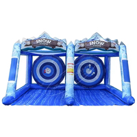 Jeux de lancer de hache gonflables durables Lancer le jeu de carnaval de défi pour la location