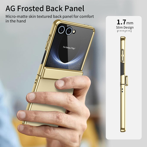 Coque de téléphone de style professionnel, antichoc, pour <span class=keywords><strong>Samsung</strong></span> <span class=keywords><strong>Galaxy</strong></span> <span class=keywords><strong>Z</strong></span> Flip 8 7 6 5 <span class=keywords><strong>4</strong></span>, film protecteur d'écran, anti-chute - Product Image 2
