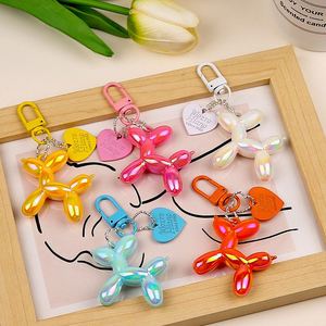 Wholesale Fashion Cute Laser Balloon <b>Dog</b> Shaped Jewellery Wholesale 11 Candy Colors Balloon <b>Dog</b> Keychain for Bags - Product Image 3