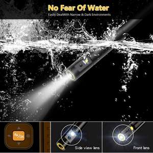 नई हाथ में Endoscope 1080P HD 8mm लेंस 4.3 इंच स्क्रीन औद्योगिक पोर्टेबल <span class=keywords><strong>Borescope</strong></span> 2.0MP निरीक्षण कैमरा नाग कैमरा - Product Image 6