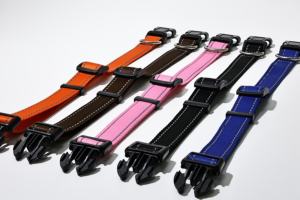 <strong>Luxury</strong> Solid Pattern Nylon <strong>Dog</strong> <strong>Collar</strong> with Buckle Closure for Small &amp; Large Breeds-Walking <strong>Collar</strong> - Product Image 6