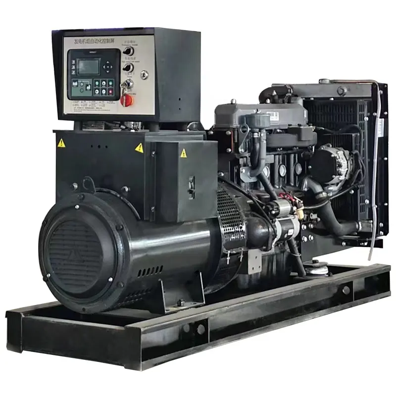 Hot selling 12kw 15kva open frame diesel generator set can be customized according to demand