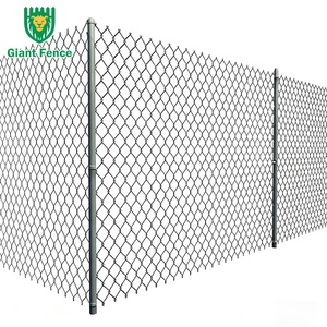 Güvenlik zinciri bağlantı çit <span class=keywords><strong>6ft</strong></span> çinko kaplı siklon tel örgü sıcak daldırma galvanizli demir ve çelik çerçeve için Driveway kapıları - Product Image 1