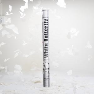 Cañón de Confeti de 60 cm, Accesorios para Ambiente de Boda, Confeti de Papel de Mariposa Blanca, Suministros para Fiestas de Cumpleaños - Product Image 2