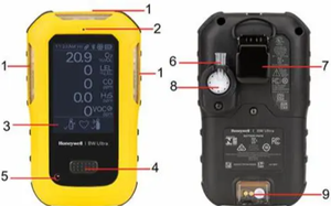 เครื่องตรวจจับก๊าซ 5 ชนิด รุ่น Original BW Ultra HU-X1W1H1M1A1-Y-N  ตรวจจับ LEL O2 H2S CO NH3 - Product Image 5