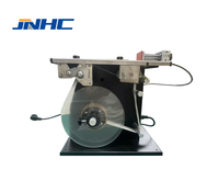 Machine d'étiquetage et de scellage semi-automatique électrique à 90 degrés pour boîtes et caisses en carton, avec étiquettes en papier à cœur PLC