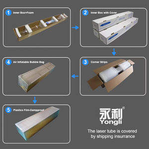 योंगली 75w 90w 100w 150w co2 ग्लास लेजर ट्यूब लेजर काटने मशीन के लिए फोकस लेंस बिजली की आपूर्ति - Product Image 6