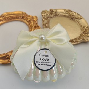Ocean Theme Beach Wedding Favors para invitados Seashell Candy Box con Bow Bridal Shower Favor Wedding Favors - Product Image 3
