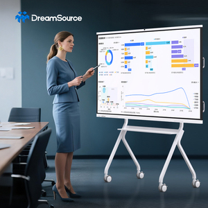 กระดานไวท์บอร์ดอัจฉริยะแบบอินเทอร์แอคทีฟ Dreamsource 4K All in one พร้อมหน้าจอสัมผัส สำหรับการเรียนการสอนในโรงเรียน - Product Image 1