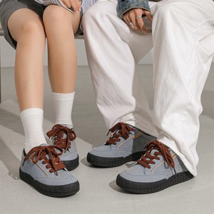 2025 nuovi prodotti retrò scarpe da tavola da uomo per il tempo libero sport mocassini piatti per <span class=keywords><strong>la</strong></span> camminata lenta traspirante alla <span class=keywords><strong>moda</strong></span> per l'autunno primavera - Product Image 3