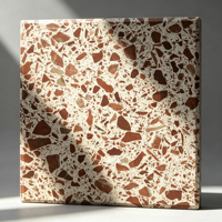 Dalles de terrazzo en ciment blanc écologiques modernes, beige, jaune, marron, pour murs et sols intérieurs/extérieurs, plans de travail et comptoirs, 10 mm