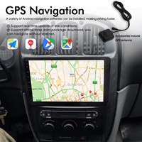 Autoradio sans fil CarPlay avec commande vocale IA 8 Go + 128 Go pour Dodge Caravan 4 Chrysler Grand Voyager RS 2000-2012, navigation GPS Android 13