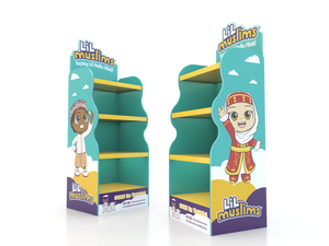 Expositor de Cartón Impreso Personalizado, Diseño Creativo de Dibujos Animados, Estante de Papel para Promoción de Productos Infantiles - Product Image 6