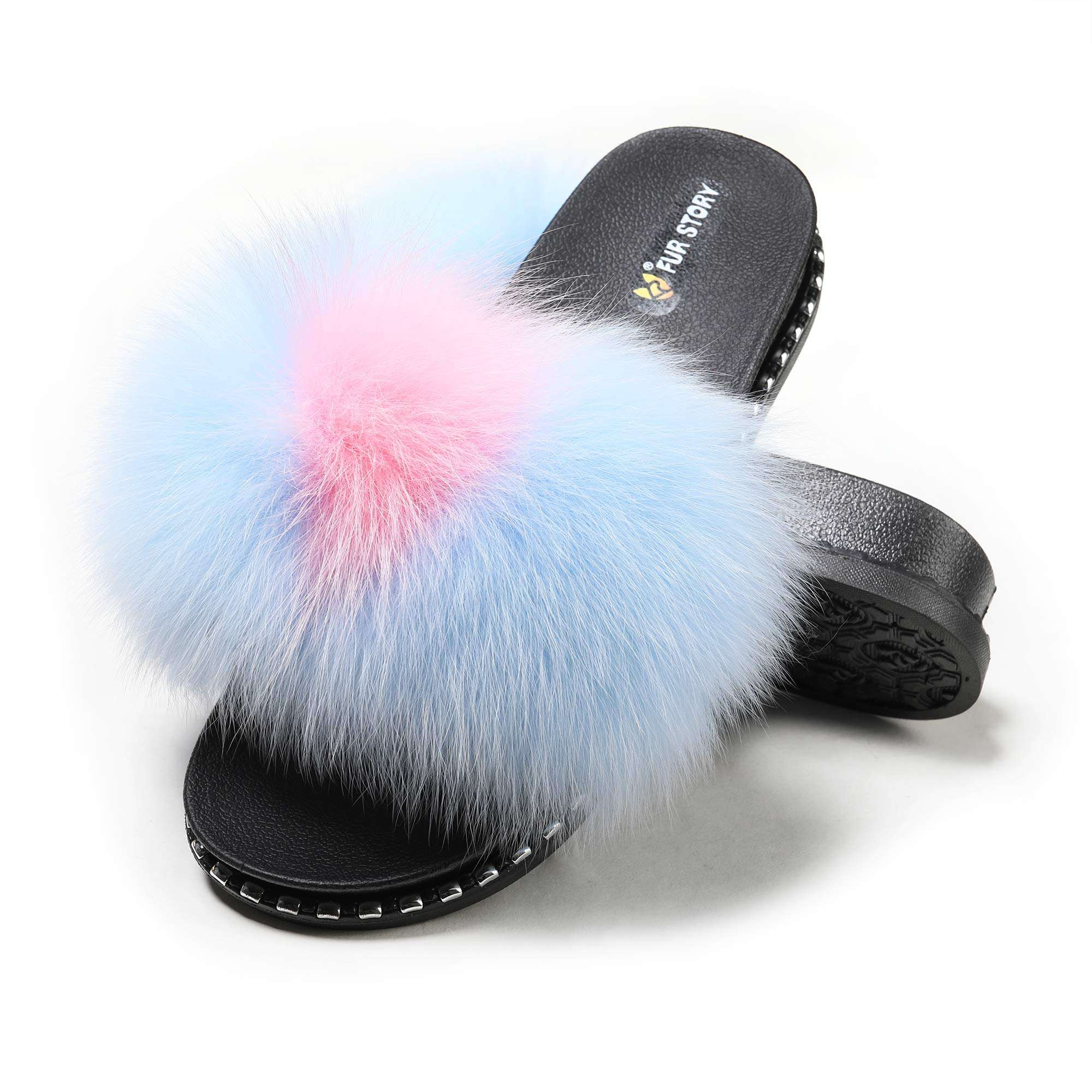 Bleu clair-coeur pêche