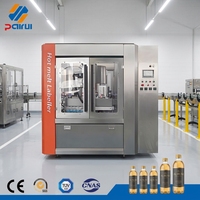 Étiqueteuse rotative haute précision à fusion à chaud, équipement d'étiquetage entièrement automatique pour bouteilles en plastique rondes