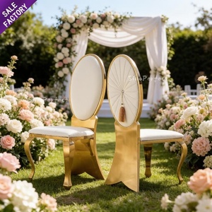 Foshan Sinoperfect Commercial Furniture Wedding Banquet Party Event Decoration <b>Stacking</b> Stackable Rental Stainless Steel <b>Chair</b> - Product Image 1