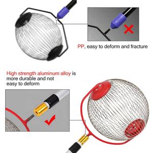 果物ピッカーコレクターハーベスターナットコレクタークルミ栗ギャザラーキャッチャーアルミ合金調整可能ガーデンピッキングツール - Product Image 4