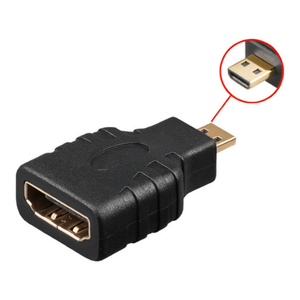 Conector de Video HDMI a Micro HDMI Tipo D F M Negro IADAP HDMI MD - Product Image 3