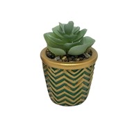 Vente en gros de petits pots de fleurs en ciment Pots de fleurs d'intérieur avec fleurs en plastique