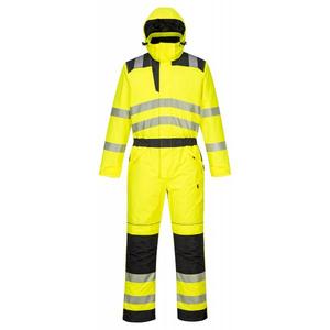 PORTWEST - PW352YBRL PW3 Overol de invierno Amarillo/negro de alta visibilidad-EAN 5036108339563 ROPA DE TRABAJO DE 2017 - Product Image 1