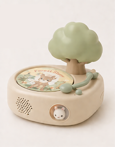 Gramophone de voyage pour enfants, jouet sonore rétro éducatif portable, 96 cartes pour casque audio 5.3, en plastique - Product Image 3