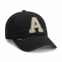 Casquette de baseball vintage personnalisée délavée, style streetwear vieilli avec patch en chenille, marque privée, faible MOQ, fabricant, vente en gros