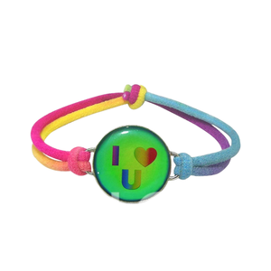 Mood Tie Dye Stretch <b>Bracelet</b> For Children - Product Image 1
