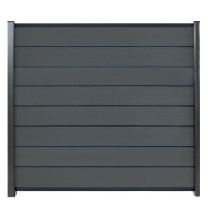 Panneaux de clôture en composite bois-plastique pour extérieur, panneaux WPC pour <span class=keywords><strong>jardin</strong></span>, clôture facile à installer, panneaux de terrasse pour l'intimité - Product Image 1
