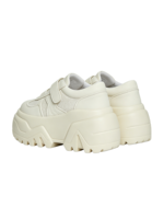 Mules sneakers à plateforme épaisse pour femme, en maille respirante, à semelle épaisse, à enfiler, noires/blanches, décontractées, style urbain