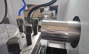 Tornio orizzontale a doppio mandrino SZ-STC 130Q con sistema di controllo CNC GSK - Product Image 5