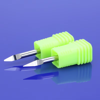 Fraise à colonne en carbure de 3,175 mm pour découpe acrylique, PVC et bois, outils de fraisage CNC