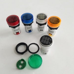 22mm AC 50-500V 0-99Hz Digital Display Spannung Hertz meter Frequenz Spannung <span class=keywords><strong>Tester</strong></span> Meter voltmeter Anzeige Signal Licht - Product Image 5