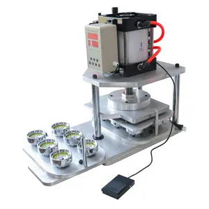 58mm PP800 multi die heads Pneumatic Press for Magnet and Pin button semi-automatic pressing