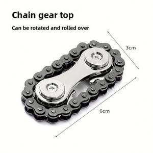 Sprockets Flywheel Fingertip Gyro Chains Metal Toys Anti Stress Fidgets Popite Antistress Spinner Simple <b>Dimmer</b> Bicycle - Product Image 6