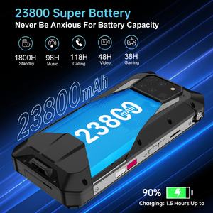 Unihertz Tank 3 Pro 5G LTE CDMA Rugged <b>Smartphone</b> 18+512GB Octa Core 23800mAh Big Battery Built-in DLP <b>Projector</b> IP68 Waterproof - Product Image 2
