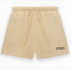 Fw23 Pantalones cortos Deportes de verano Casual Suelto de gran tamaño Transpirable Sudor 100% Pantalones cortos de algodón con bolsillos para Unisex - Product Image 1